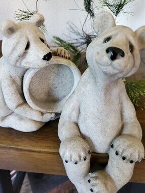 Quarry Critters Polar Bears Figurines Shelf Sitters Grandparents Circle Photo